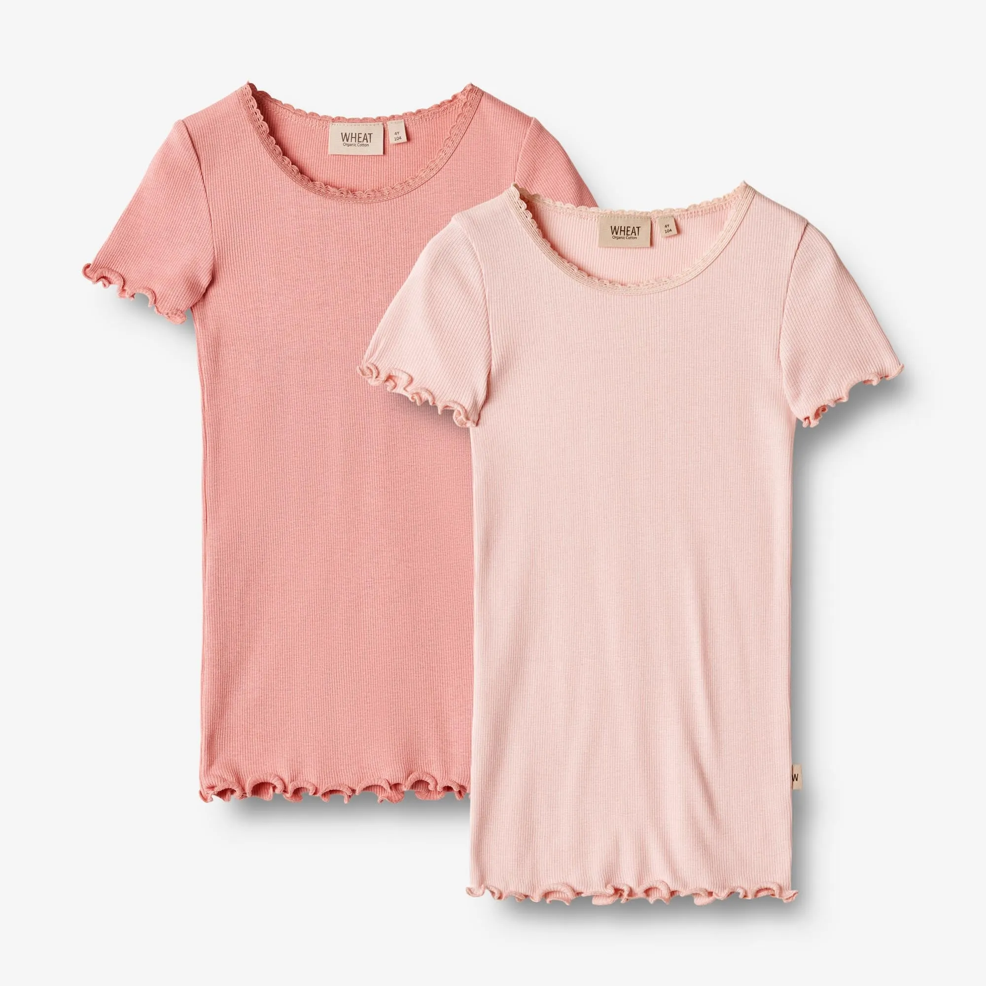 2 Rib T-Shirt S/S Katie - rosette ballet