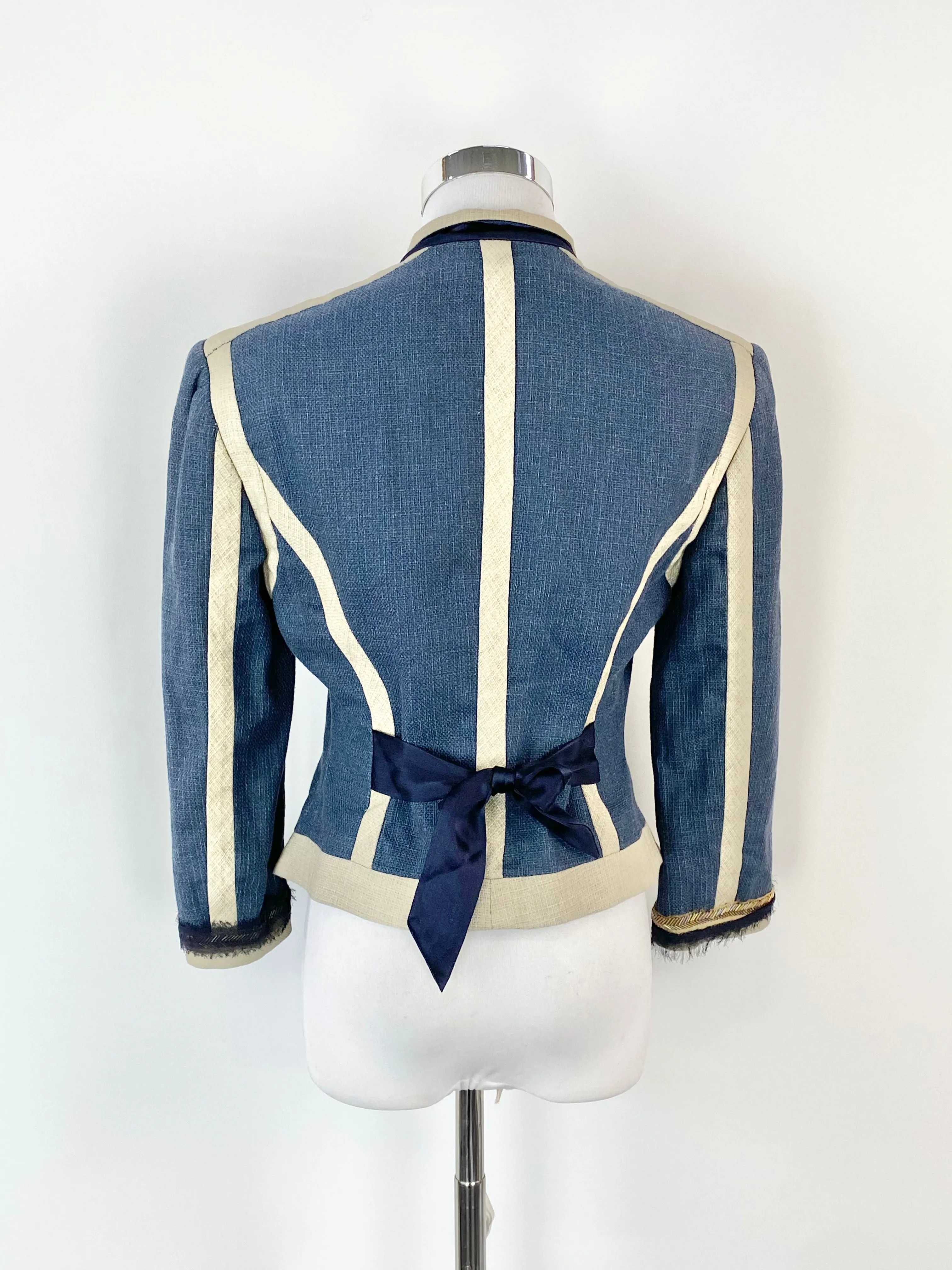 3.1 Phillip Lim Sea Blue Beaded Blazer - AU8