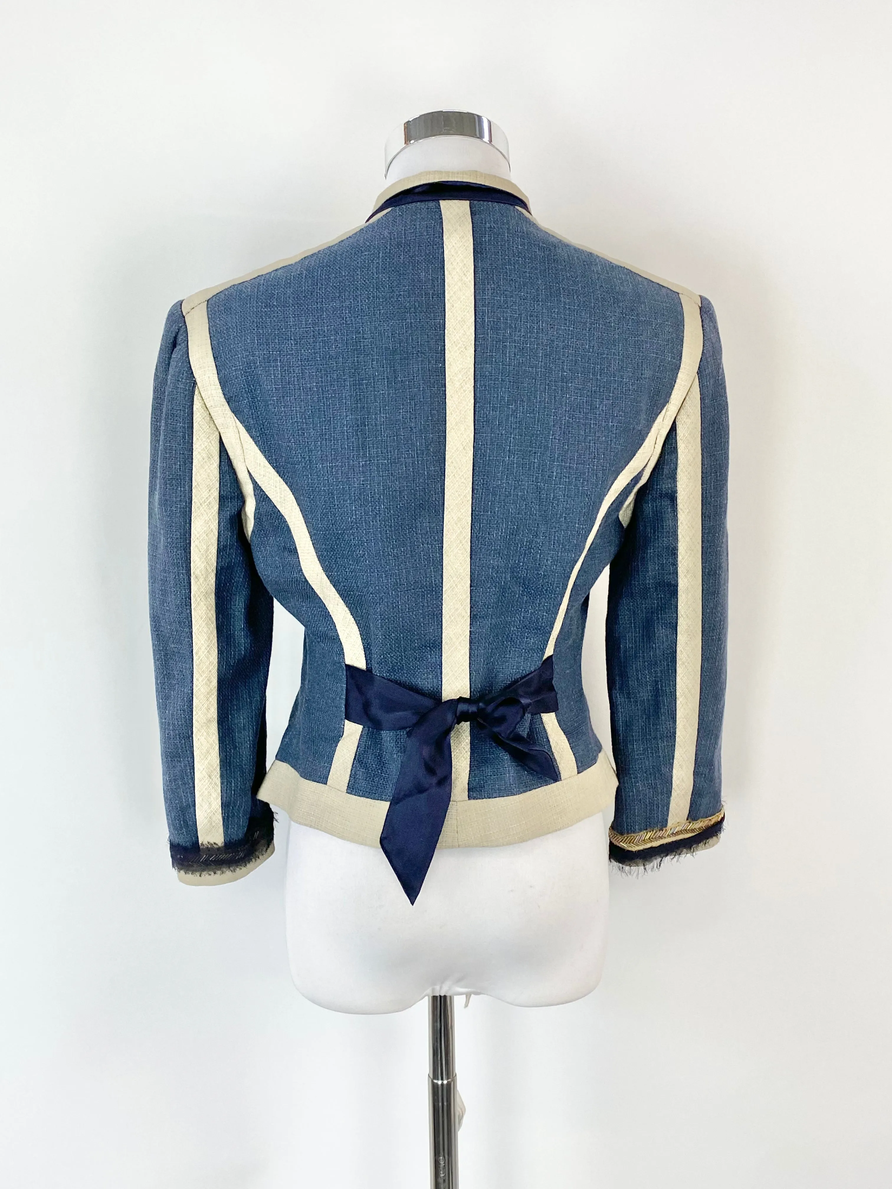 3.1 Phillip Lim Sea Blue Beaded Blazer - AU8