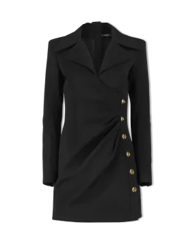 6 Button Side Draped GDP Jacket Dress