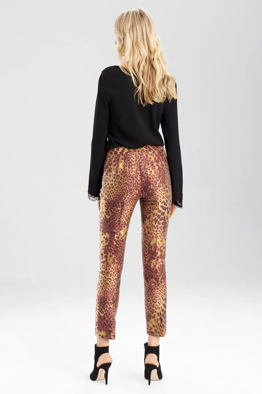 Animal Jacquard Pants