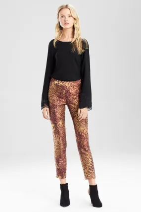 Animal Jacquard Pants