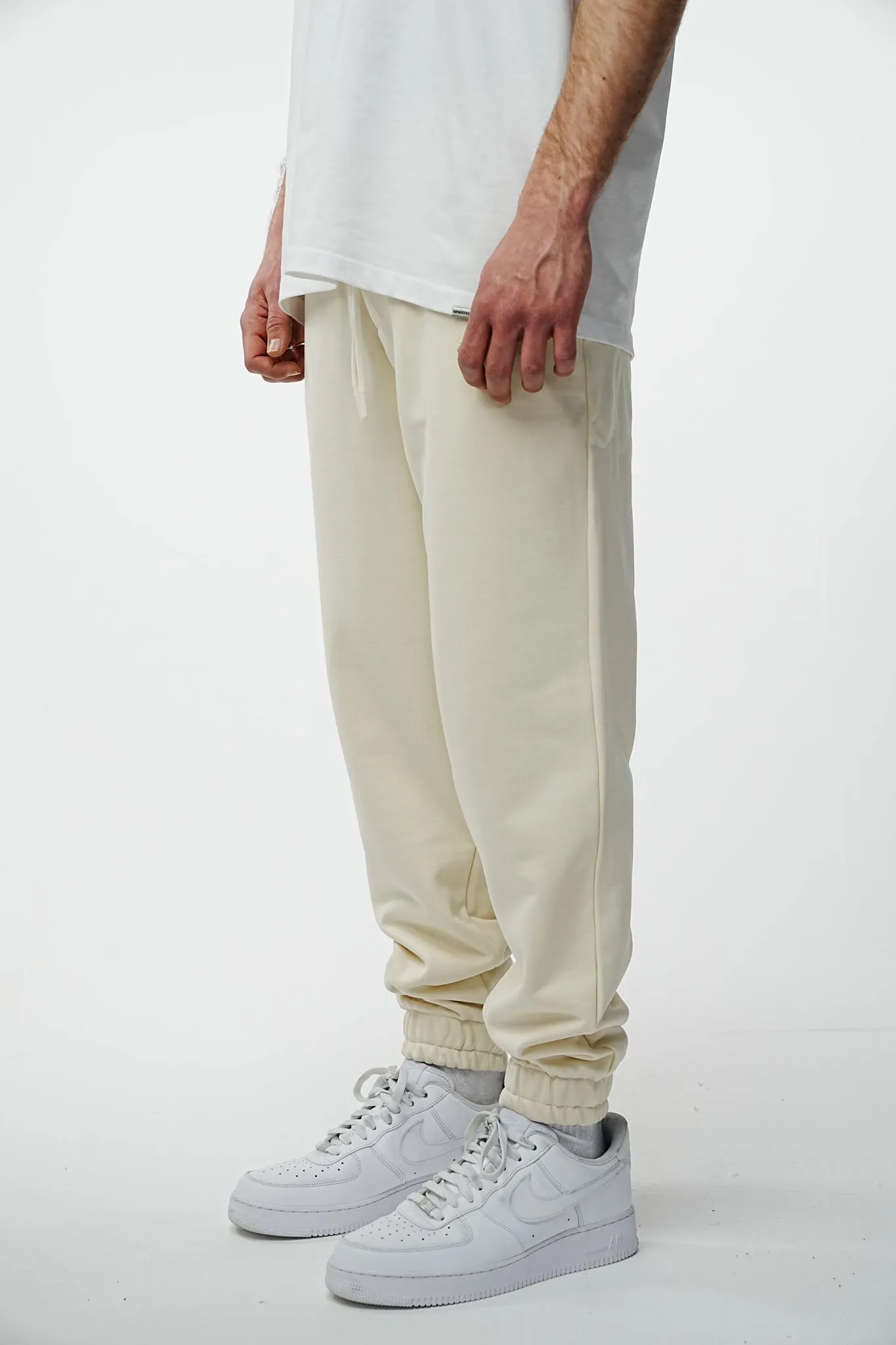 Archive Logo Baggy Sweat Pants - Stone