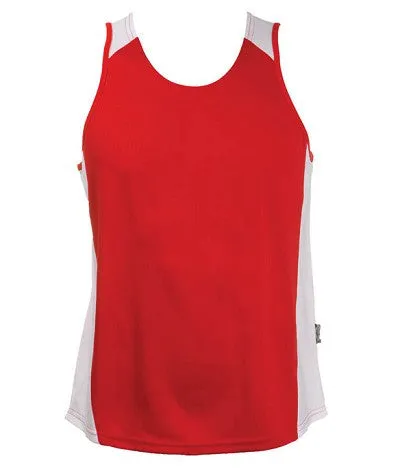 Aus Spirit Olympikool Mens Singlets 2nd (8 Colour) (120)