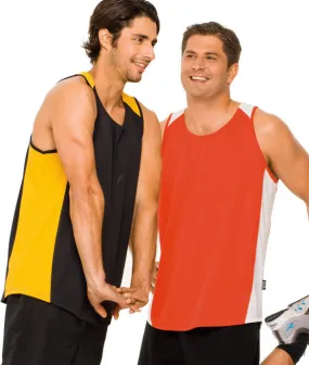 Aus Spirit Olympikool Mens Singlets 2nd (8 Colour) (120)