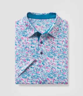 Barrier Reef Printed Polo - Barrier Reef