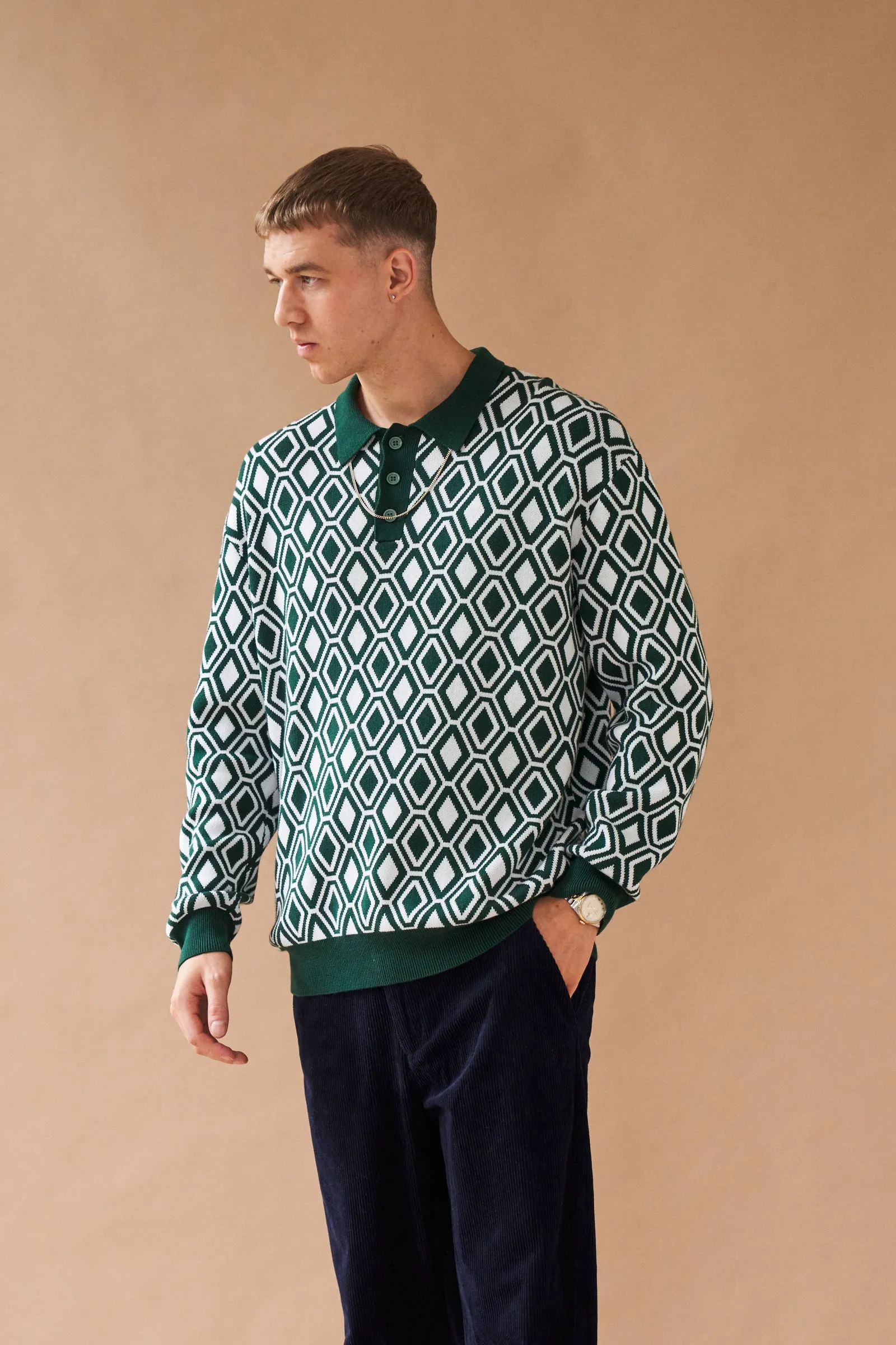 BETIS LONGSLEEVE KNIT POLO