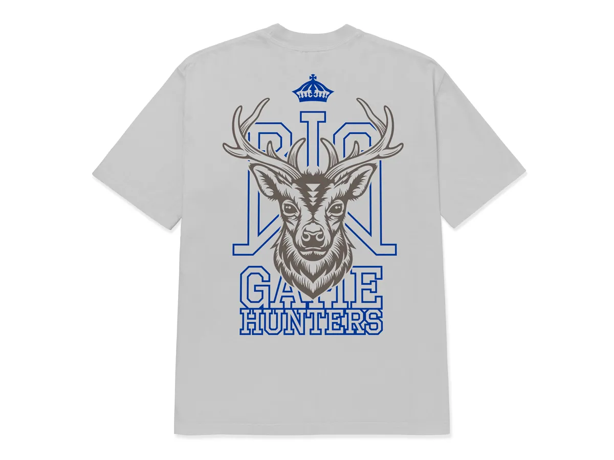 BIG GAME HUNTERS II TEE - CEMENT