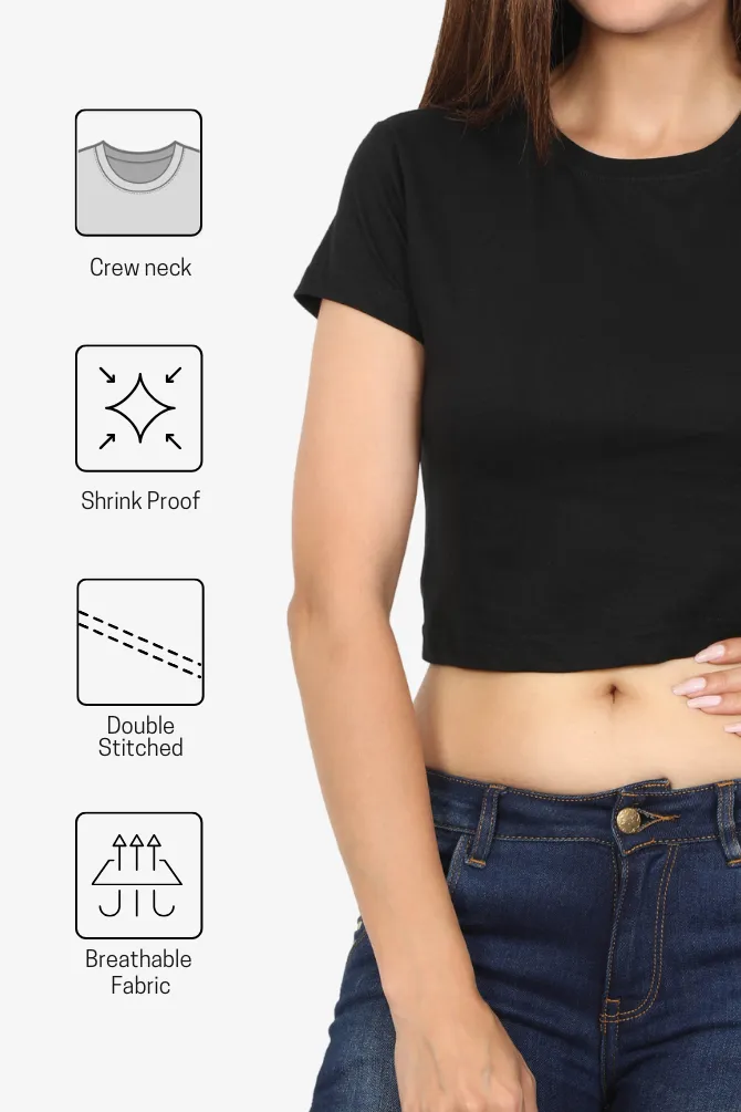 Black Crop Tops for women