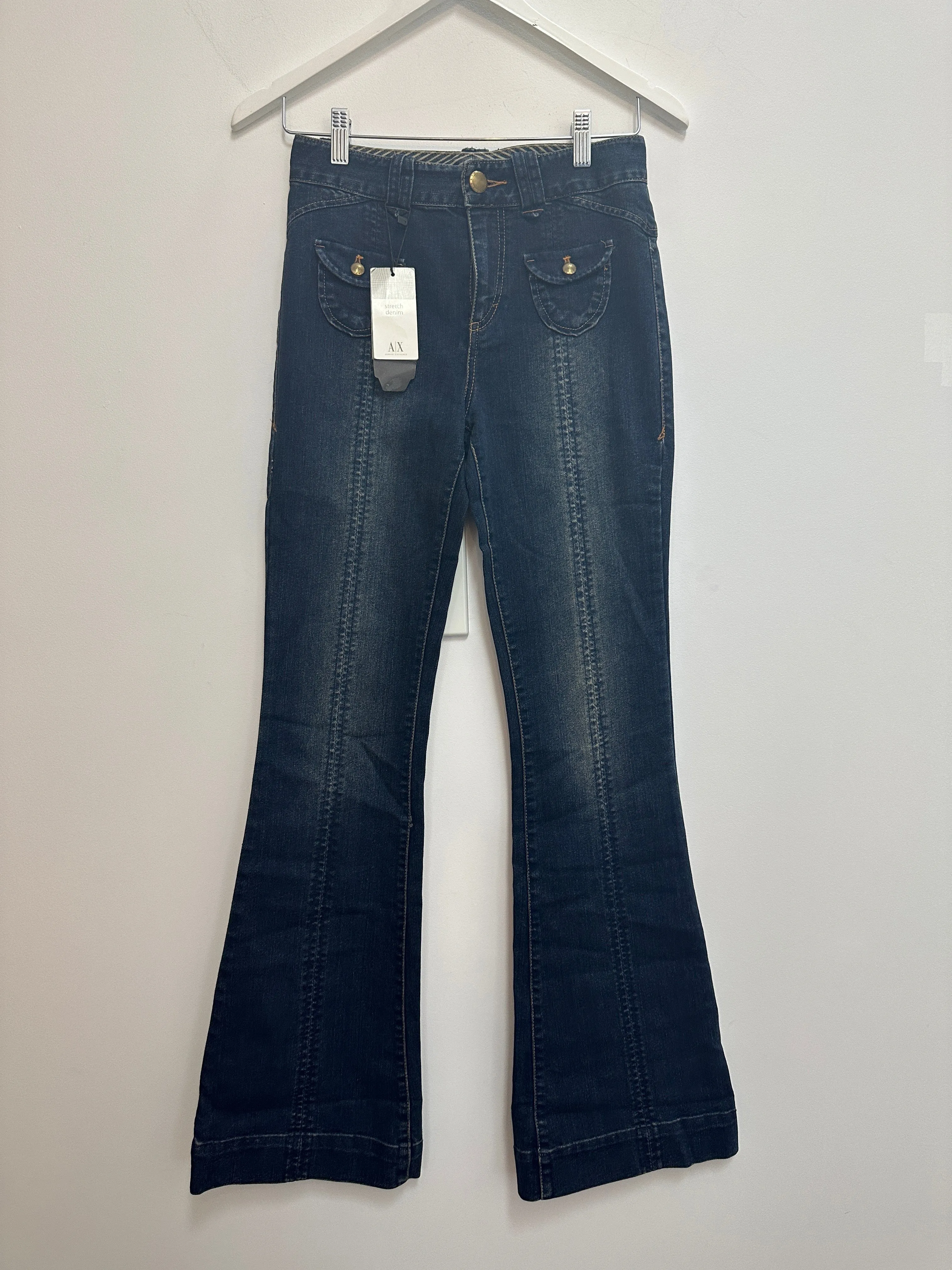 Bootleg Stretch Denim Jeans