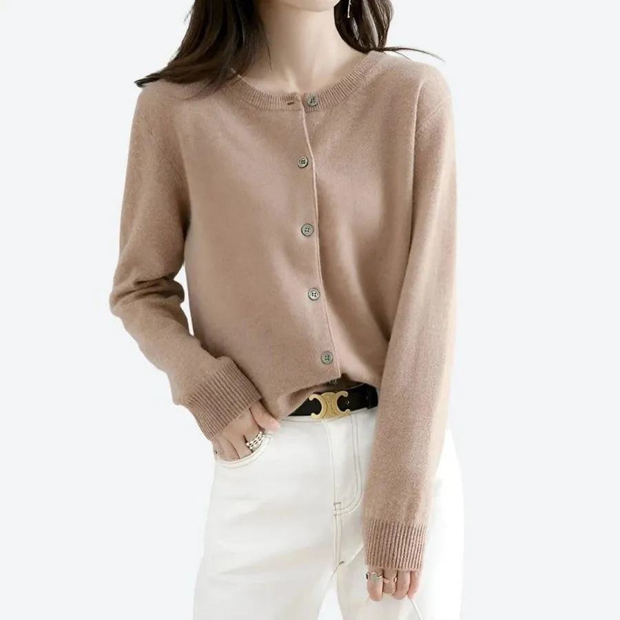 Classic Button-Front Knit Cardigans