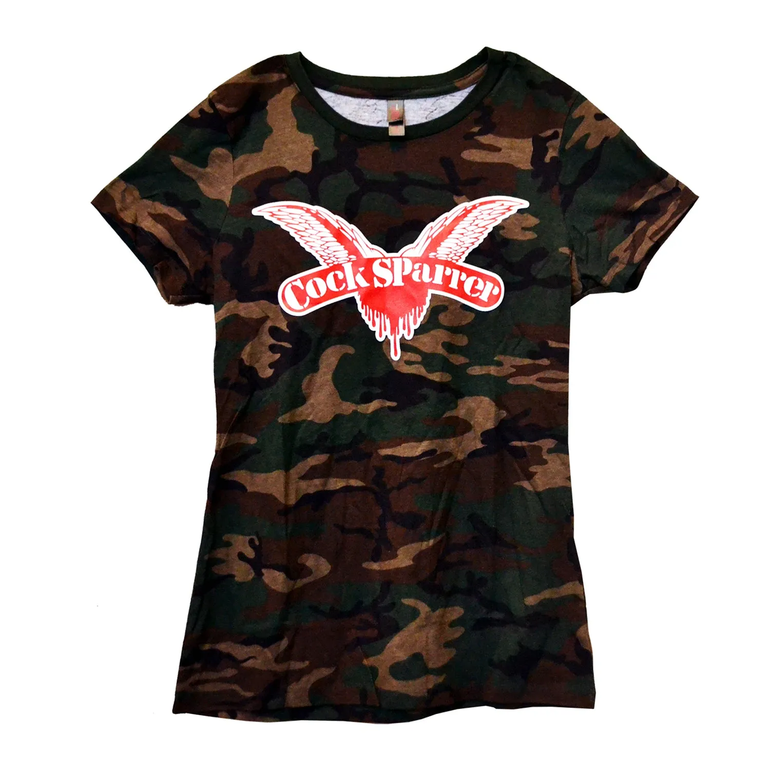 Cock Sparrer - Wings - Camo- T-Shirt - Fitted