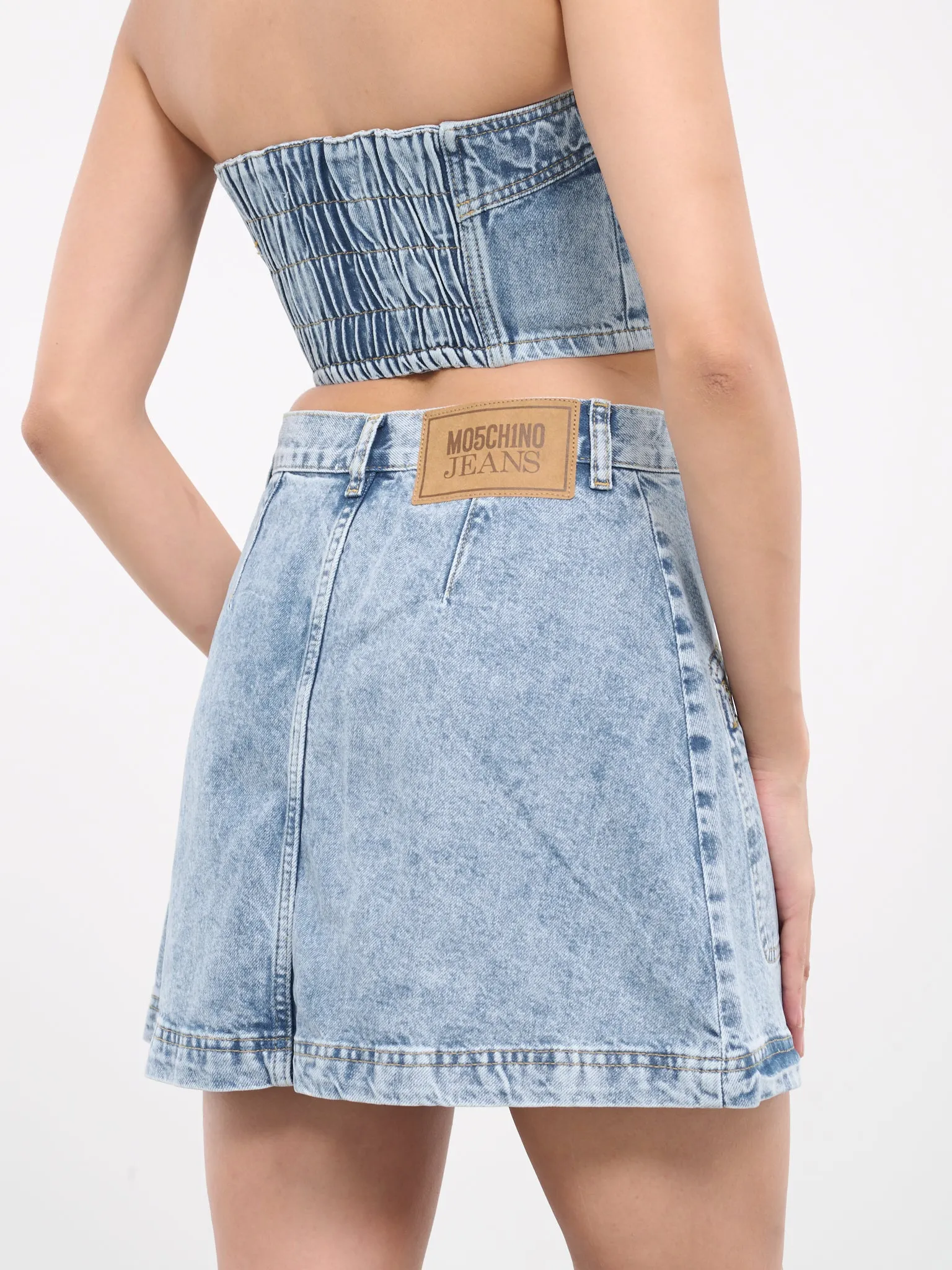 Denim Mini Skirt (A0105-3236-1295-FANTASY-BLUE)