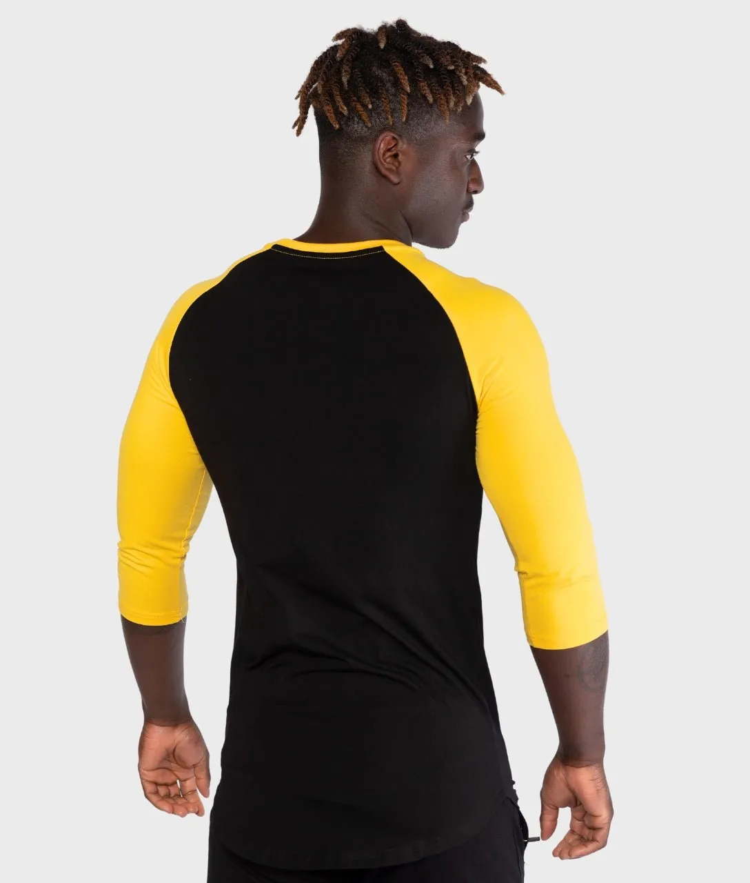 DIVERT 3/4 Sleeve T-Shirt [Black/Yellow]