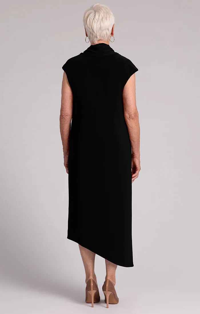 Draped Cowl Dress