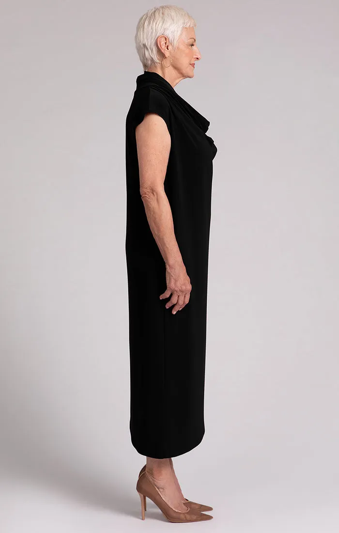 Draped Cowl Dress