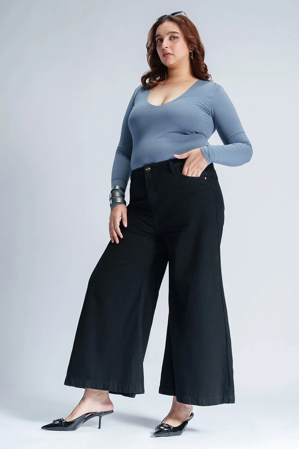 Ebony Dream Curve Flare Fit Jeans