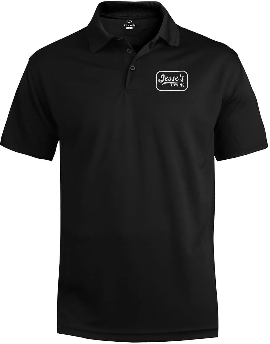 Edwards Performance Flat Knit Short Sleeve Polo