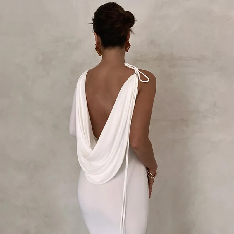 Elegant and Sexy Backless Mermaid Dress