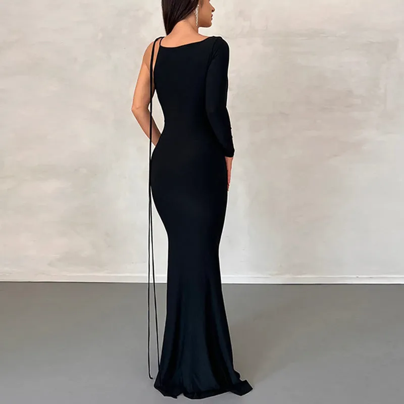 Elegant and Sexy Backless Mermaid Dress