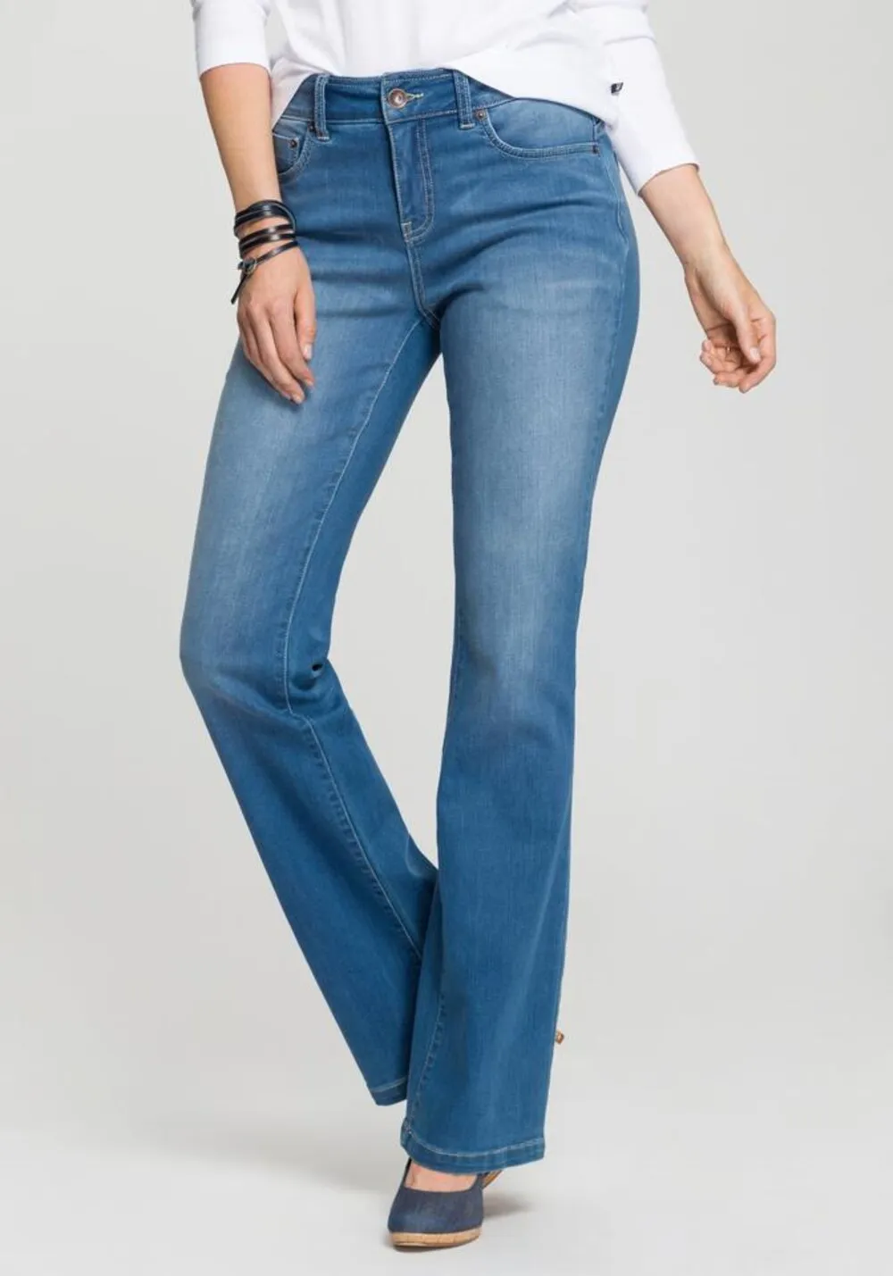 Flared jeans H, blue