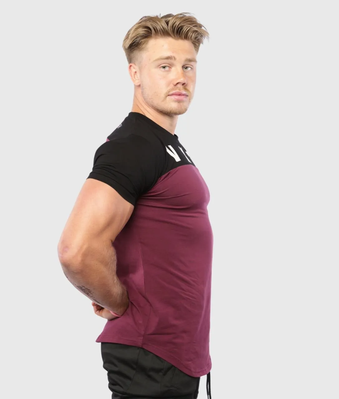 FUSION T-Shirt [Burgundy/Black]