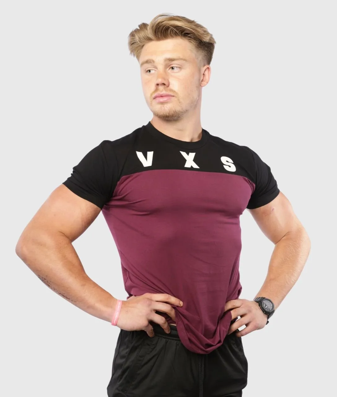 FUSION T-Shirt [Burgundy/Black]