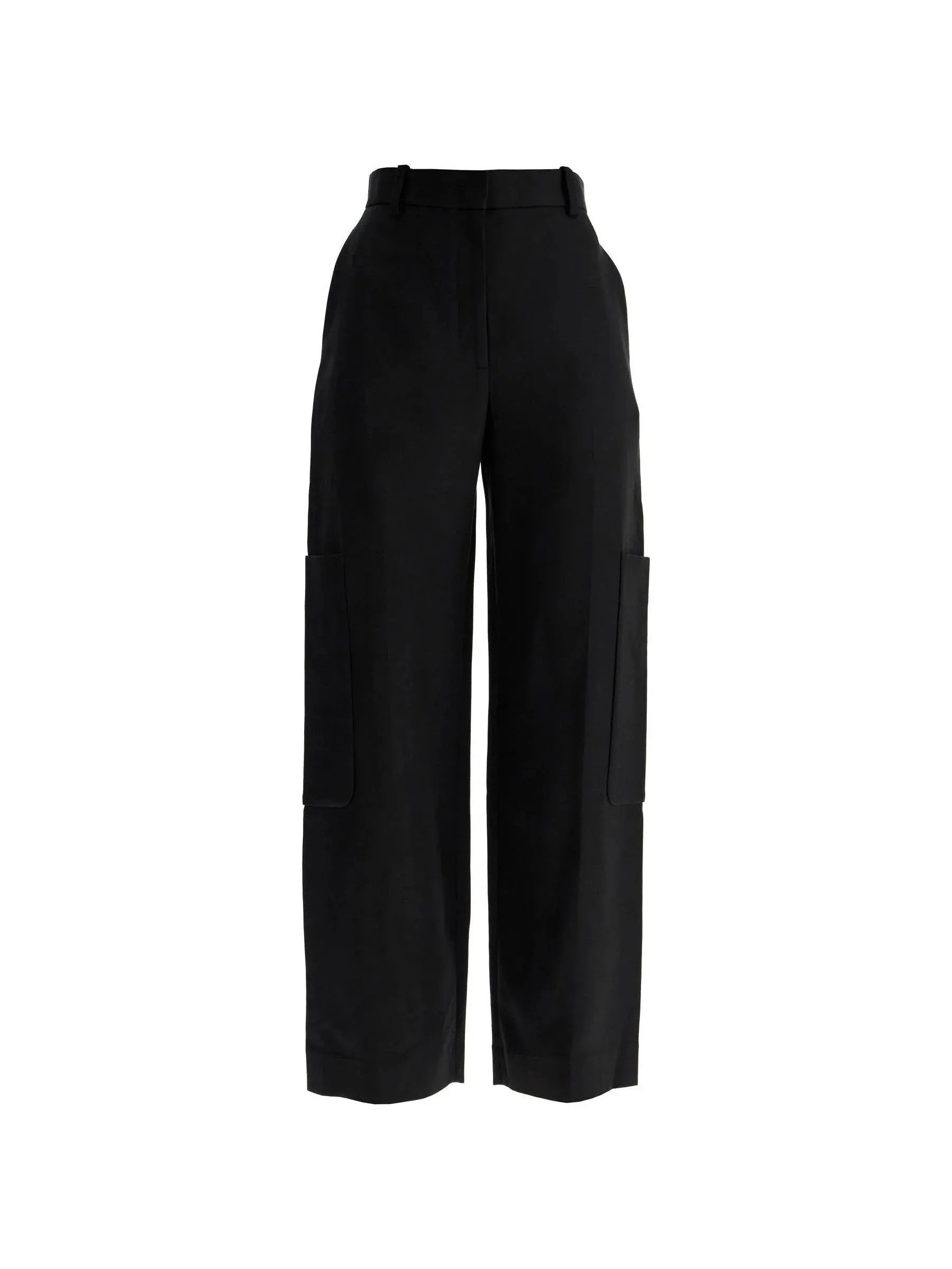 High-Waisted Wide Leg Trousers