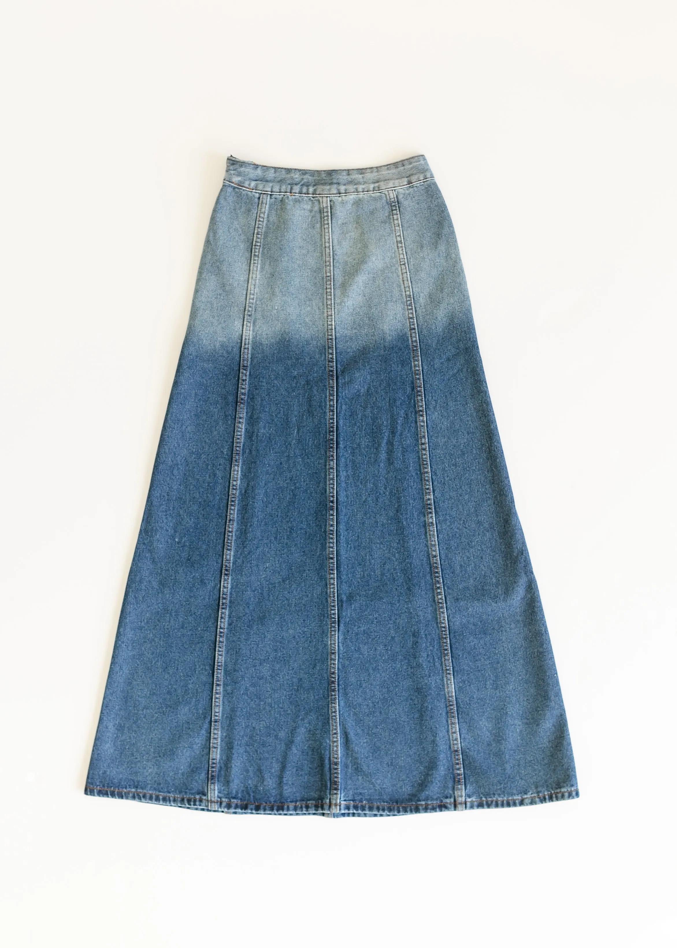 Holly Paneled Denim Maxi Skirt - FINAL SALE