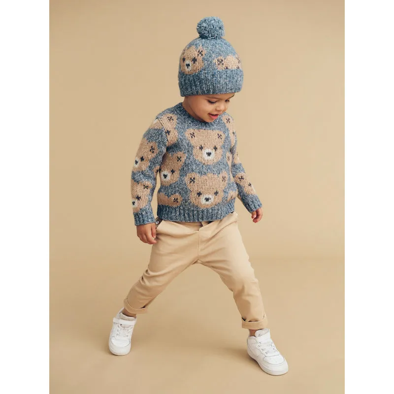 Huxbaby Night Huxbear Knit Jumper