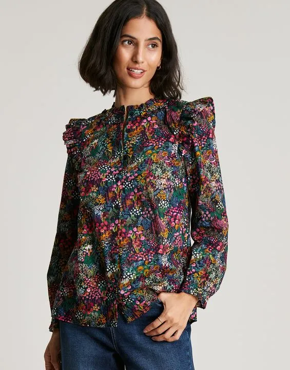 Joules Naomi Button Through Blouse