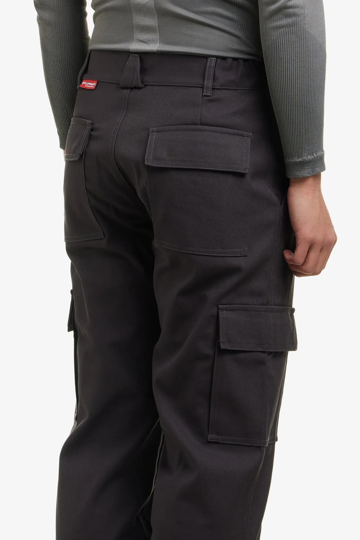 KLOPMAN SHANK STRUCTURED PANTS