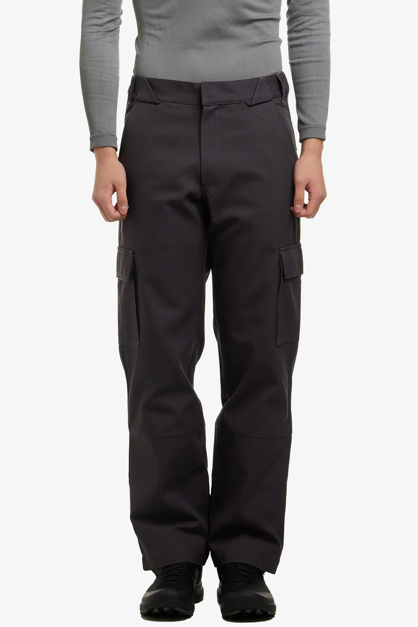 KLOPMAN SHANK STRUCTURED PANTS