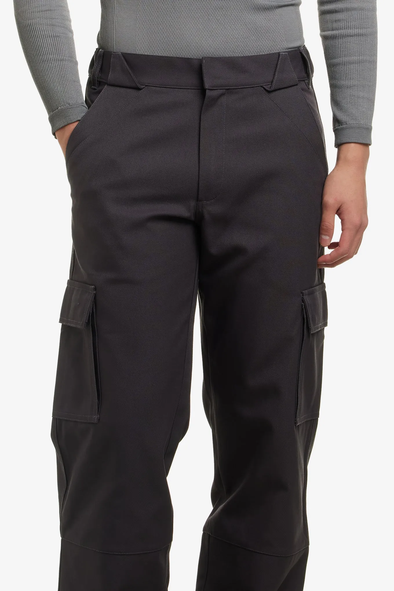 KLOPMAN SHANK STRUCTURED PANTS