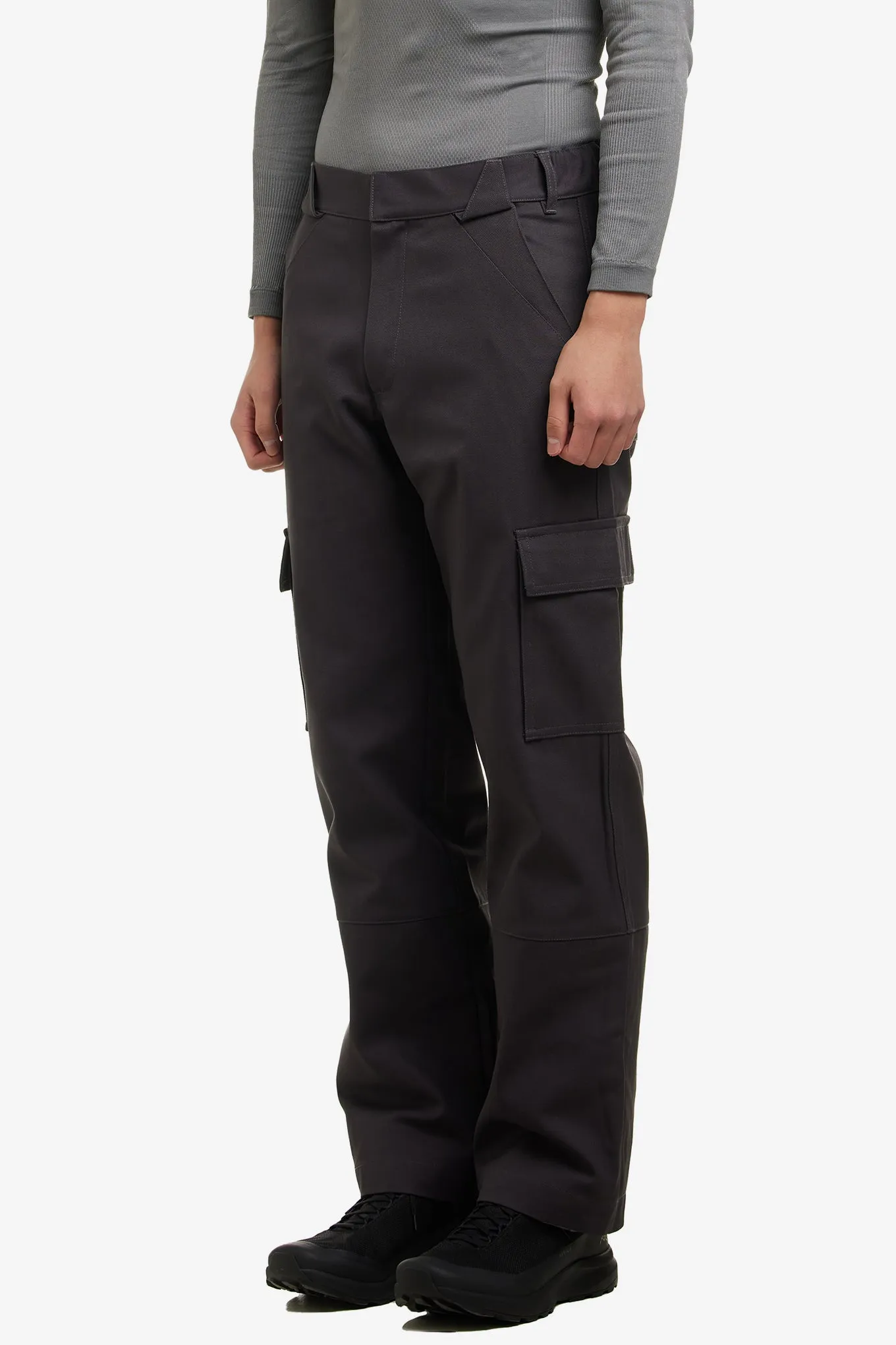 KLOPMAN SHANK STRUCTURED PANTS