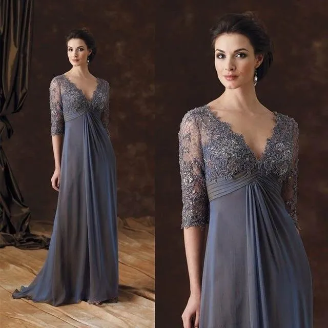 Lace Applique Plus Size Mother Of The Bride Dresses