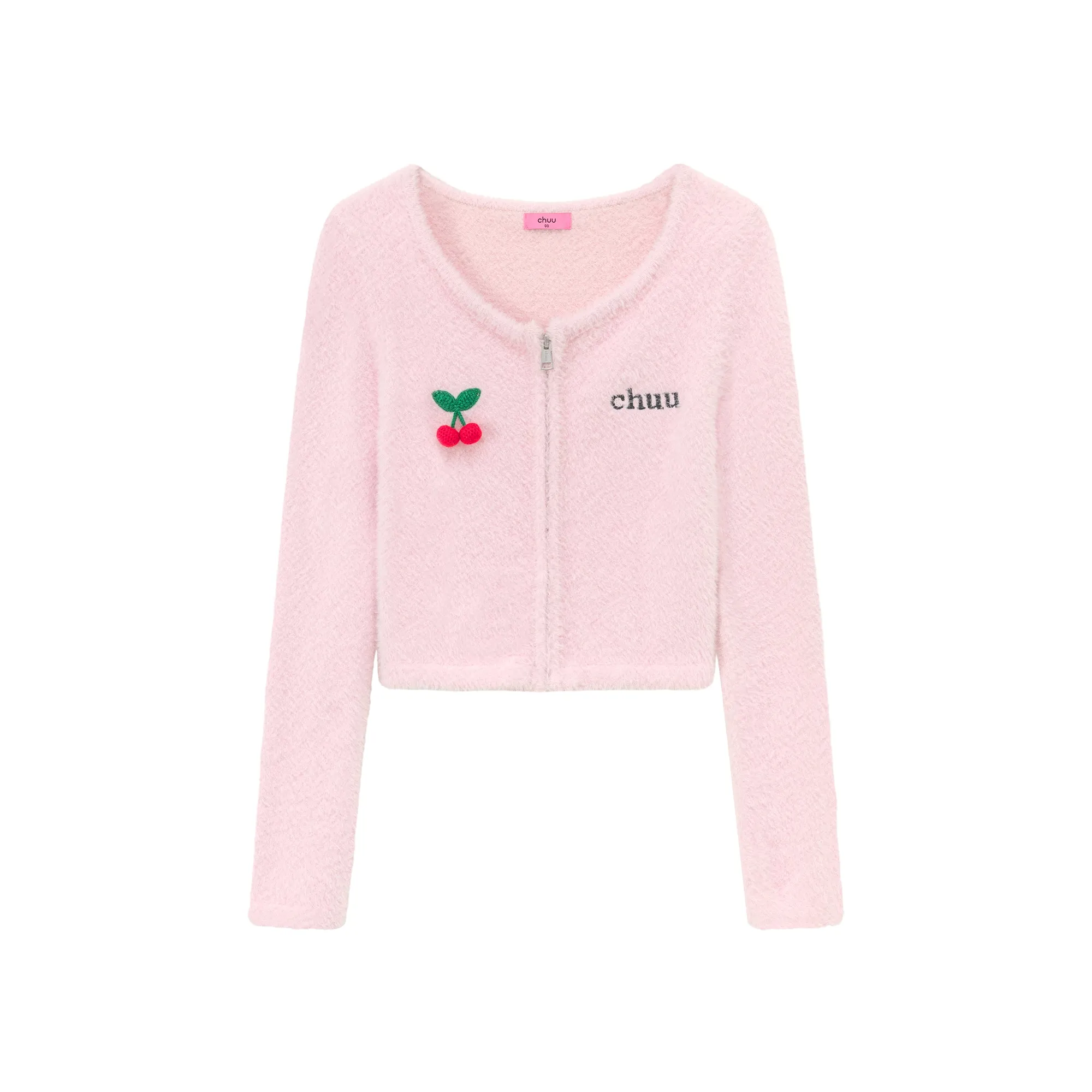 Logo Cherry Knit Cardigan