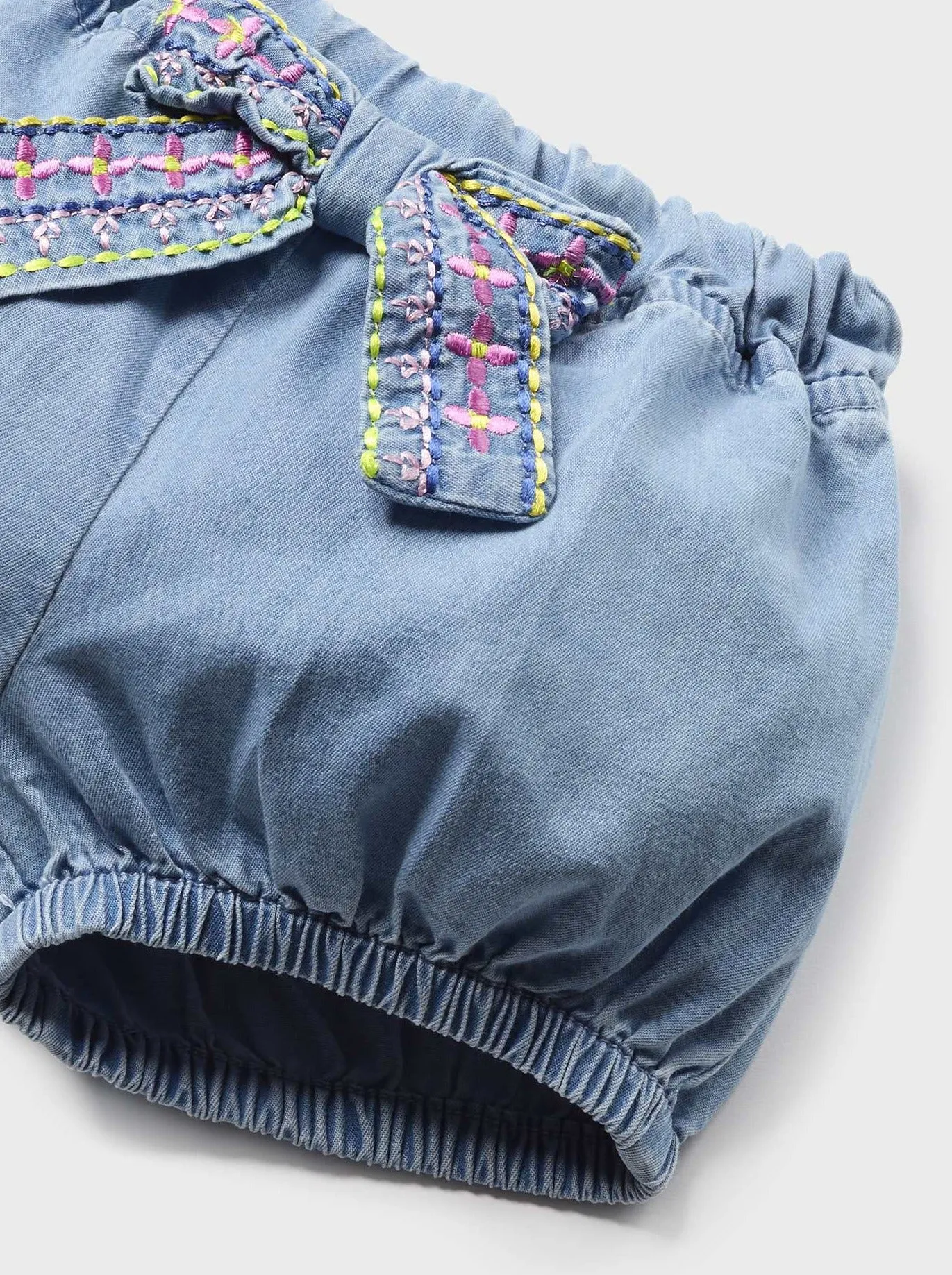 Mayoral Baby Soft Denim Tank Top &  Shorts  Set _Blue 1275-005