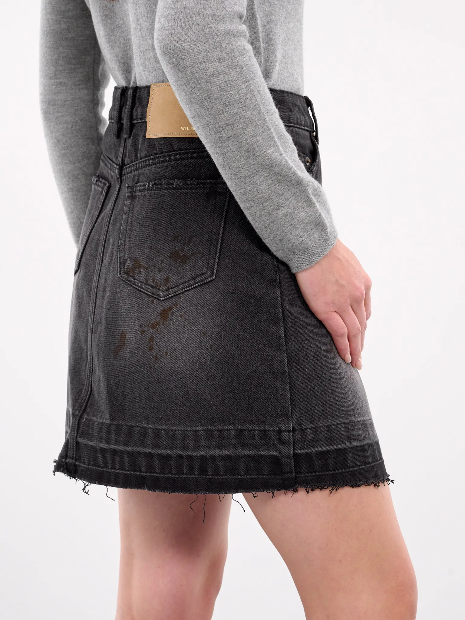 Mini Denim Skirt (DS3-24-331-W-BLACK)