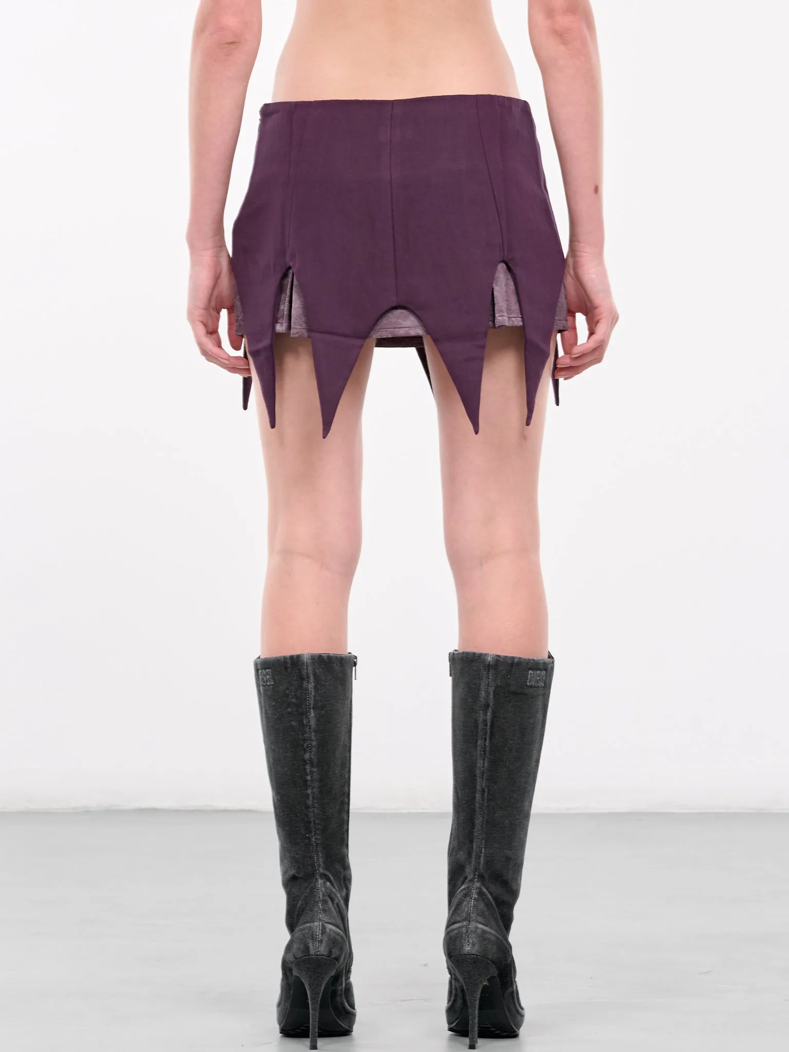 Mini Skirt (N0705-EGGPLANT)