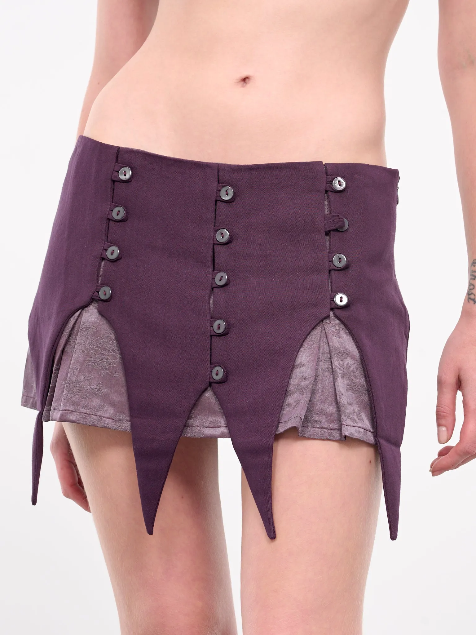 Mini Skirt (N0705-EGGPLANT)