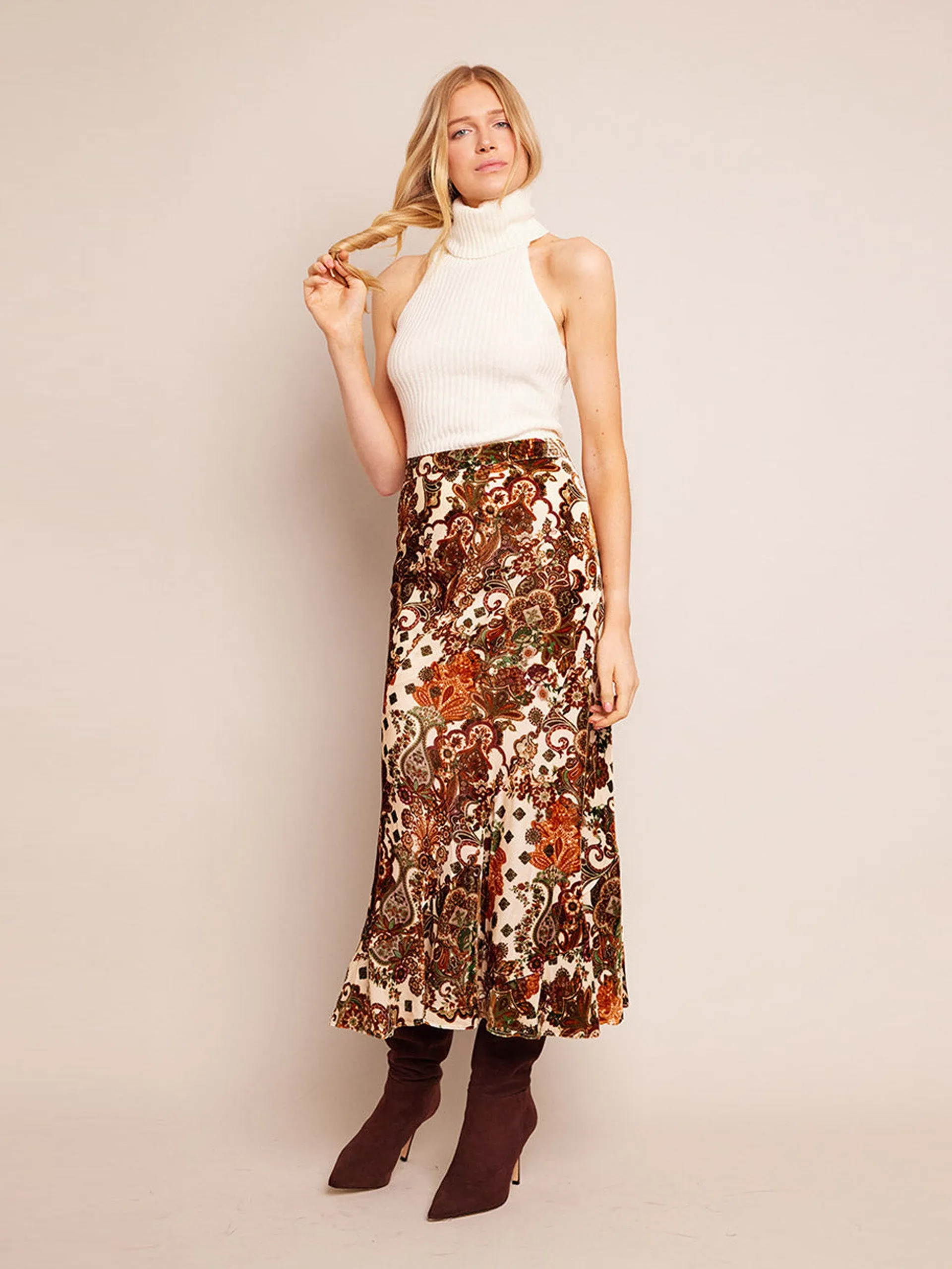 Naomi skirt in Cascade Blush