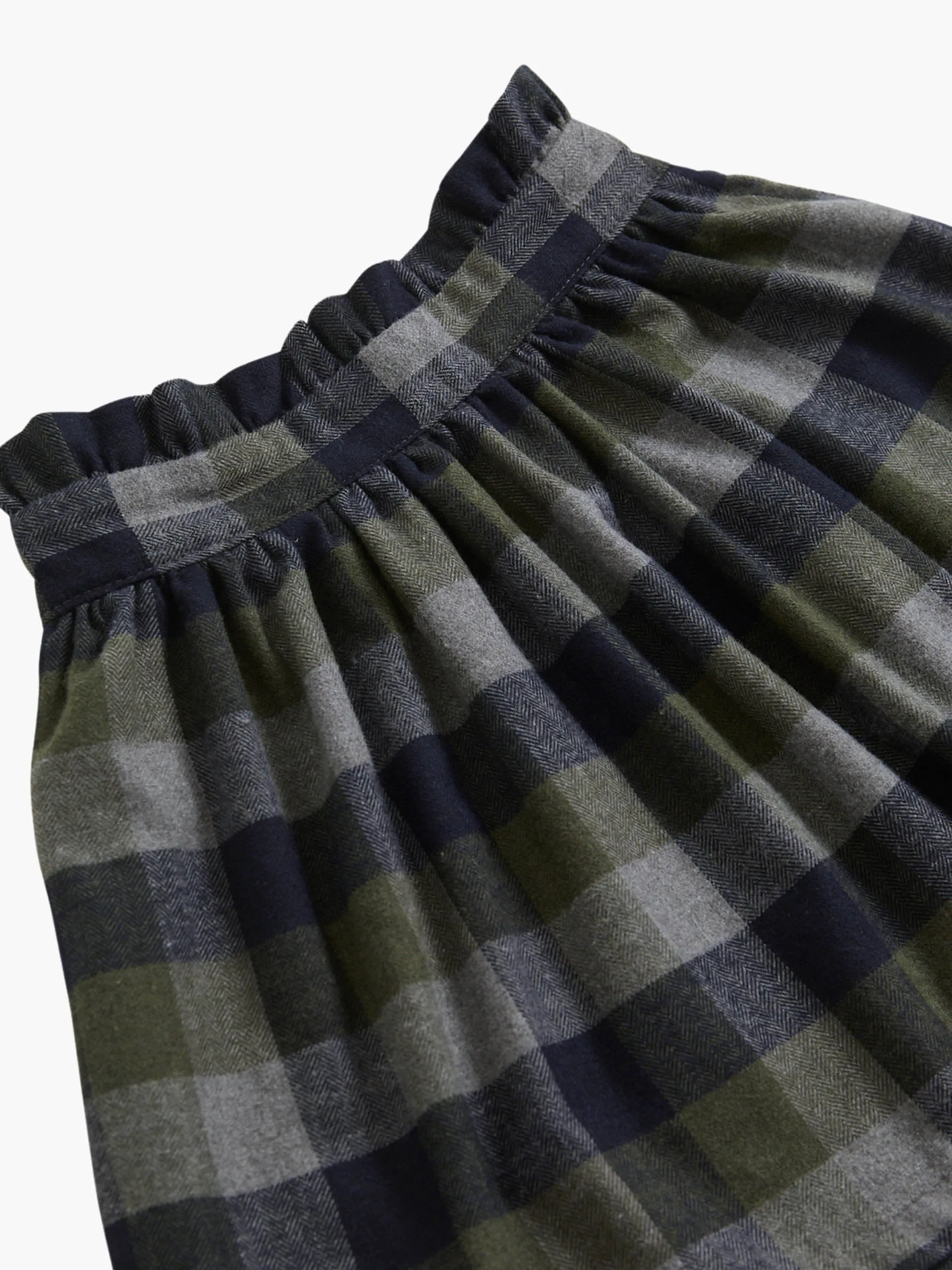 Navy tartan Viana skirt