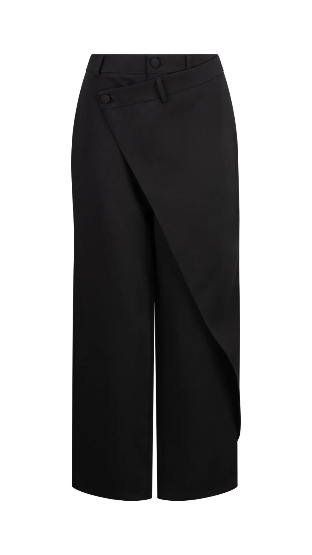 Oliver Structured Cross Pants - Black