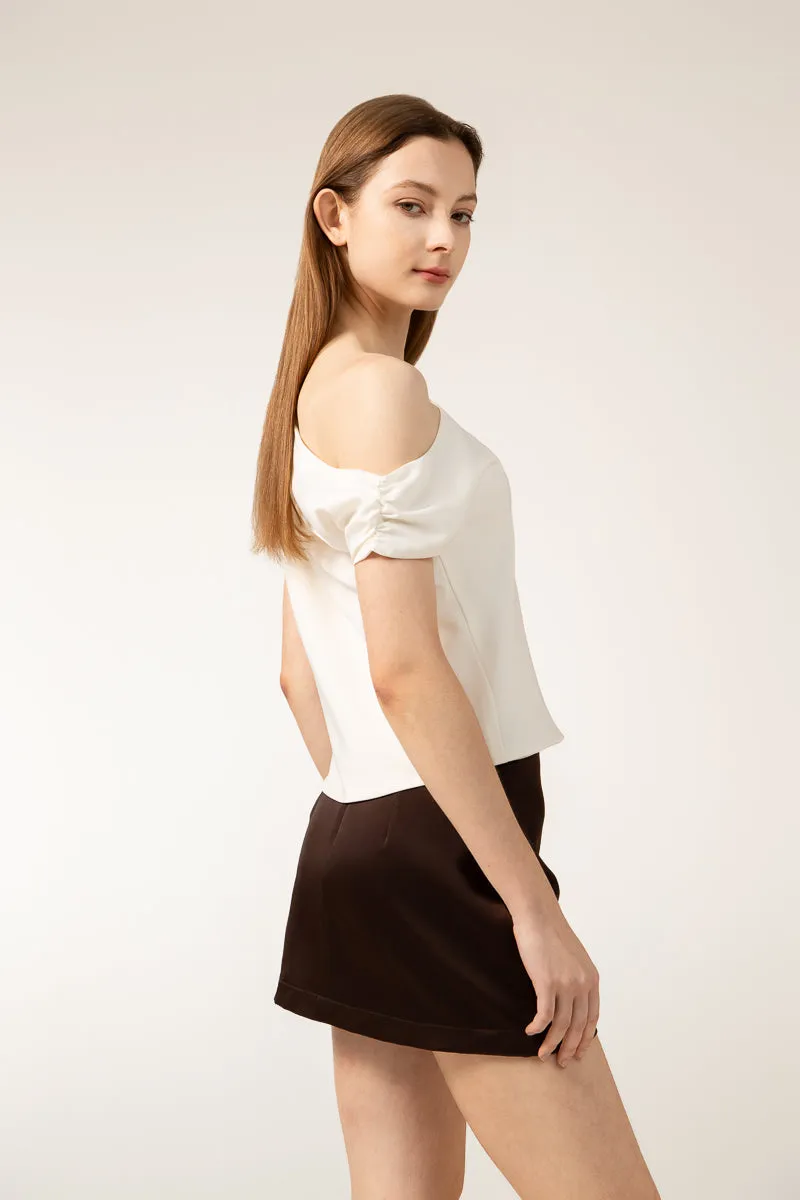 PAIGE Mini Skirt - Brown