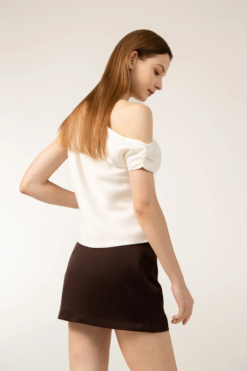 PAIGE Mini Skirt - Brown