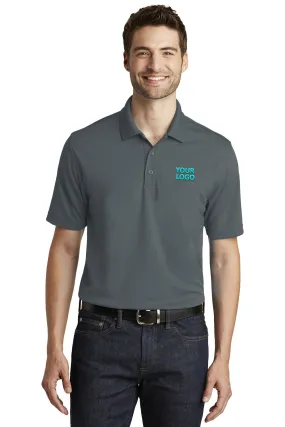 Port Authority Dry Zone UV Micro-Mesh Custom Polos, Graphite