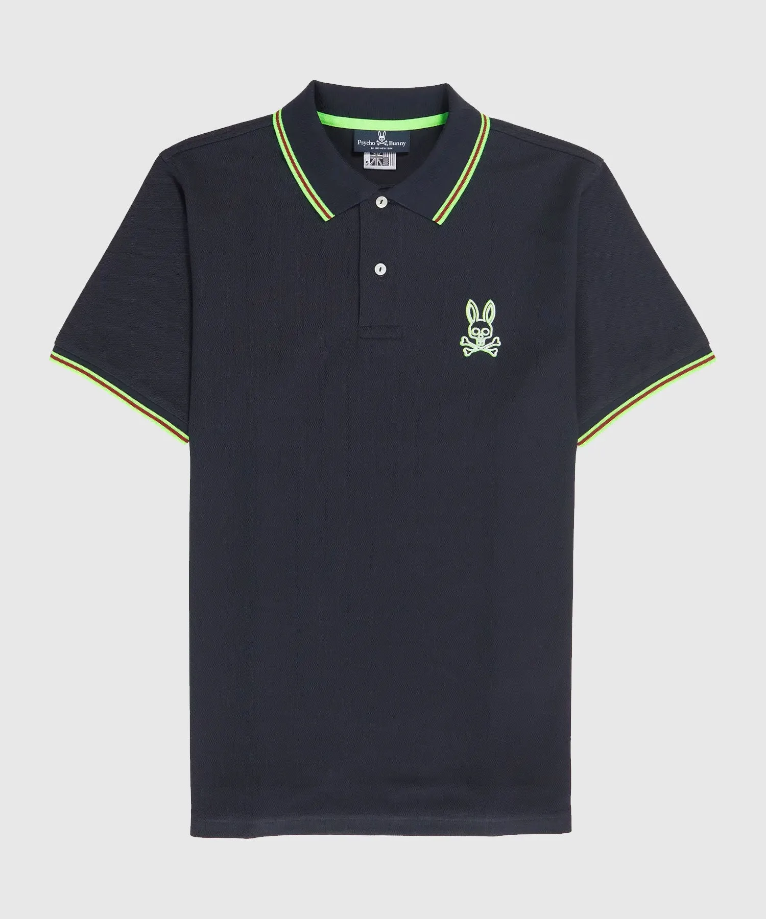 Psycho Bunny Gresham Embroidered Polo - Navy