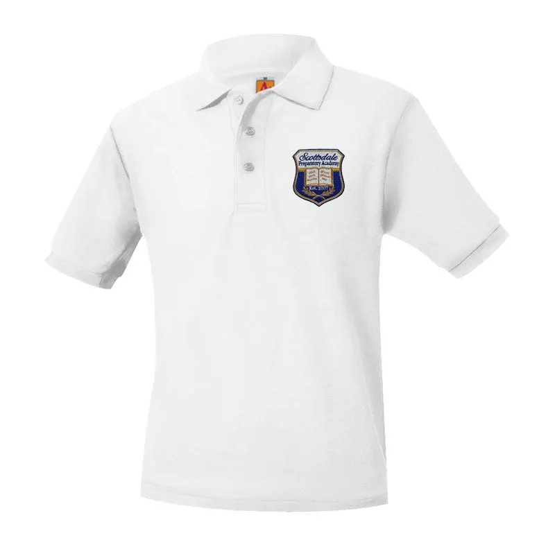 Scottsdale Prep Unisex Pique Short Sleeve Polo (6-8th)