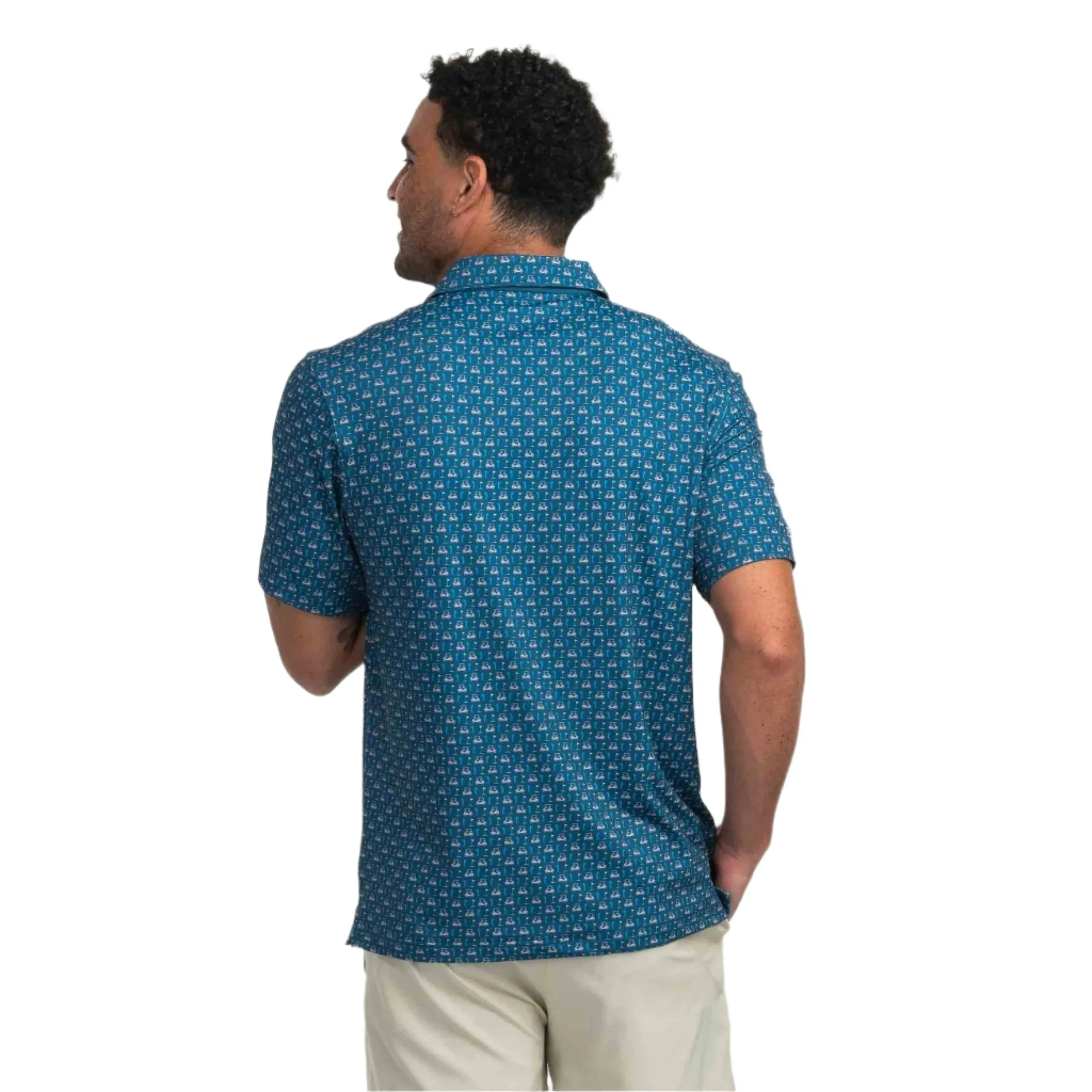 Southern Shirt Men's Perfect Round Printed Polo